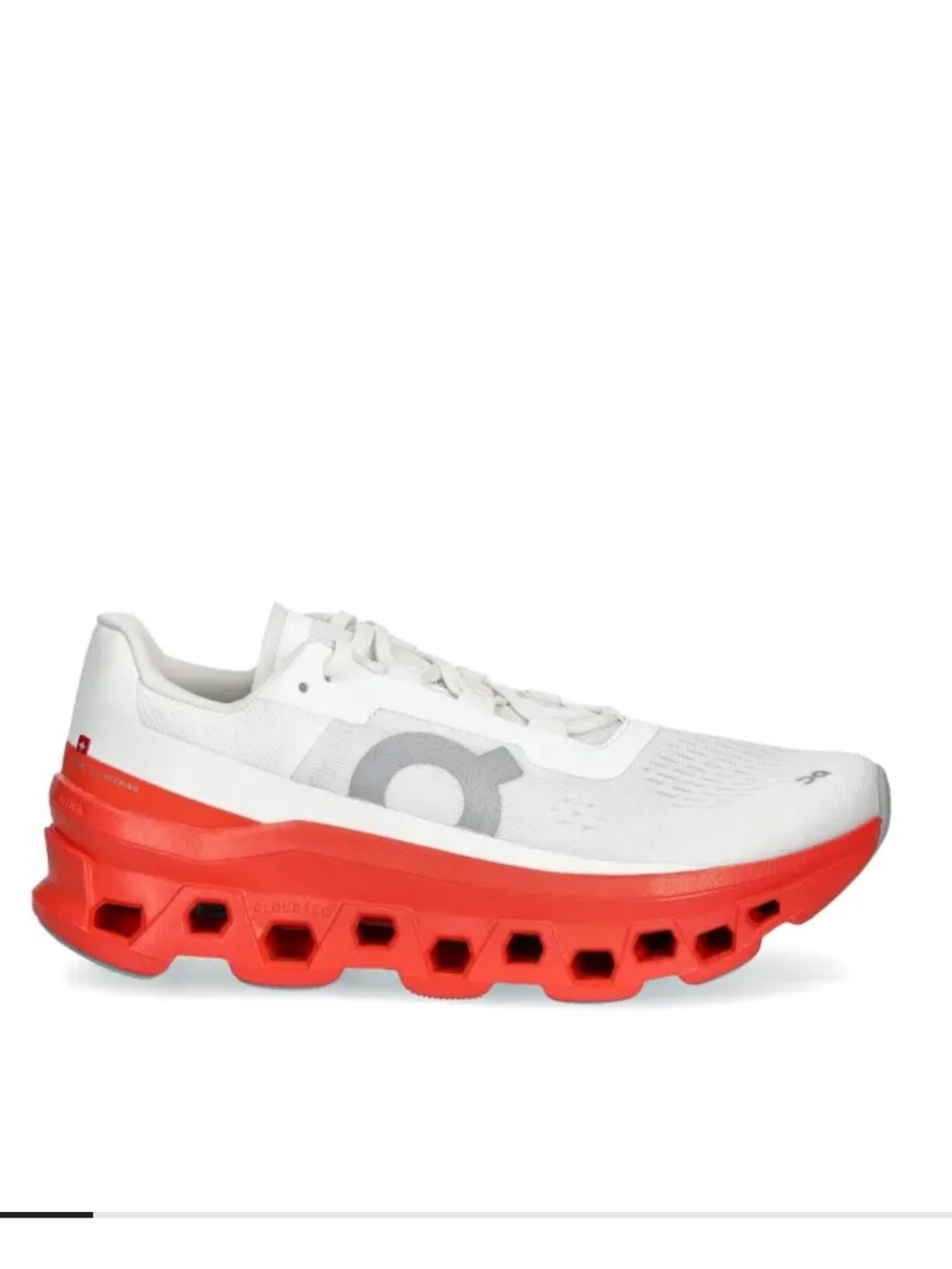 On Cloudmonster Women’s 8.5 White Orange Running Shoes